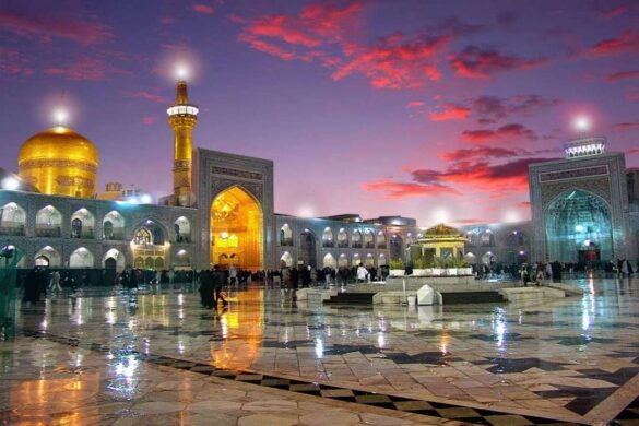 عکس زیبا از حرم امام رضا در مشهد