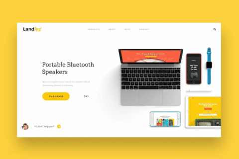 طراحی لندینگ پیج سایت